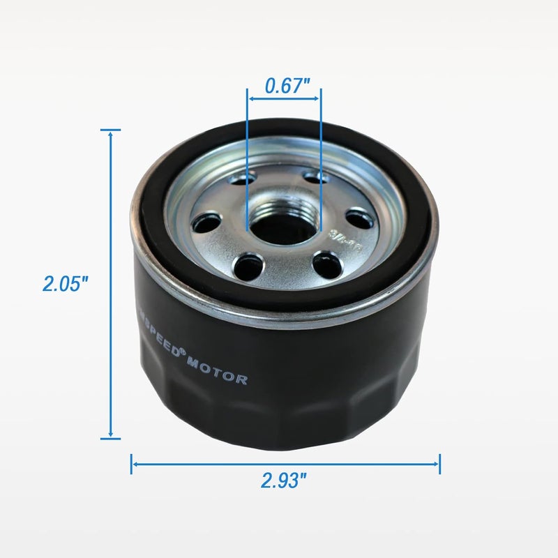 RALBDX 3PCS Oil Filter 492932S 492932 696854 795890 695396 49065-0721 49065-7007 Compatible with Kawasaki FR691V FR651V FR730V FR600V FX600V FS691V FS651V, Compatible with Cub Cadet zt1 50 Lawn Mower - Image 2